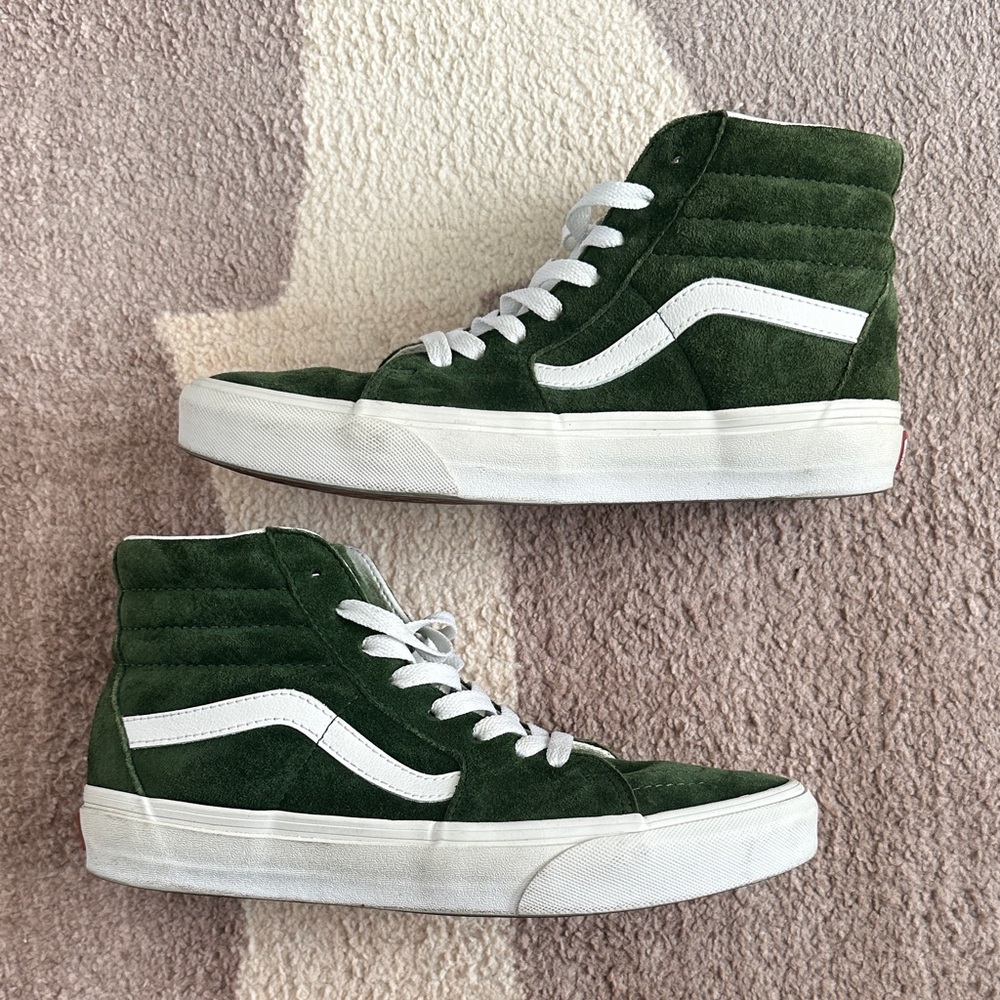 Vans Green Sk8-Hi High-Top Sneakers